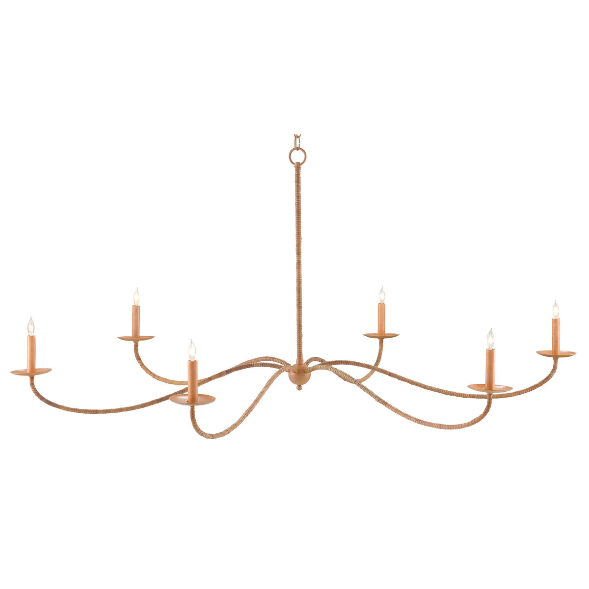 Saxon Rattan Chandelier
