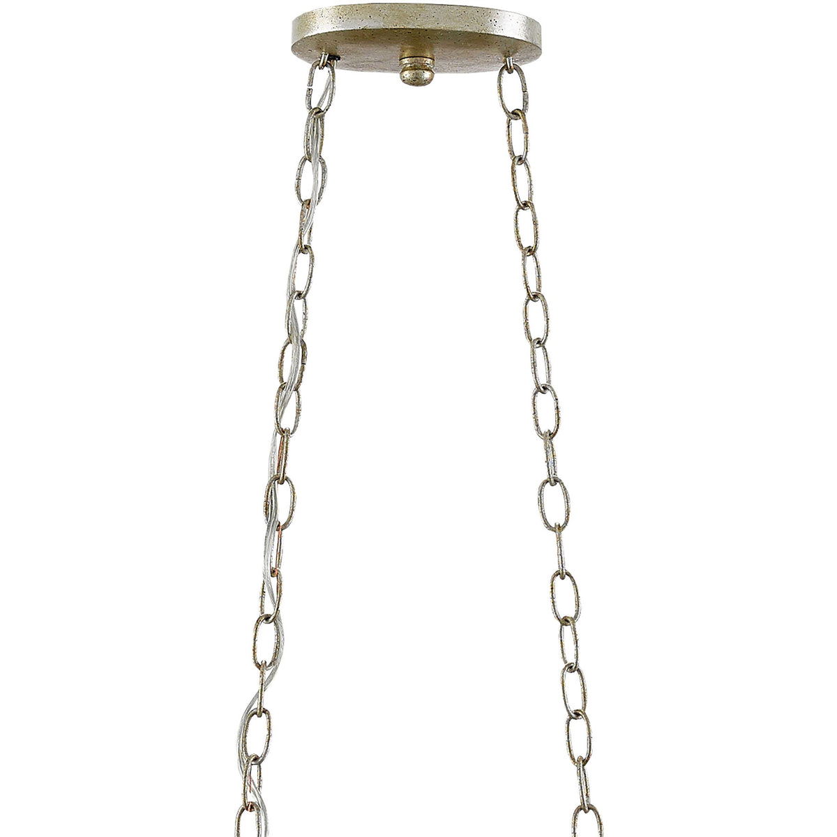 Sethos Silver Rectangular Chandelier