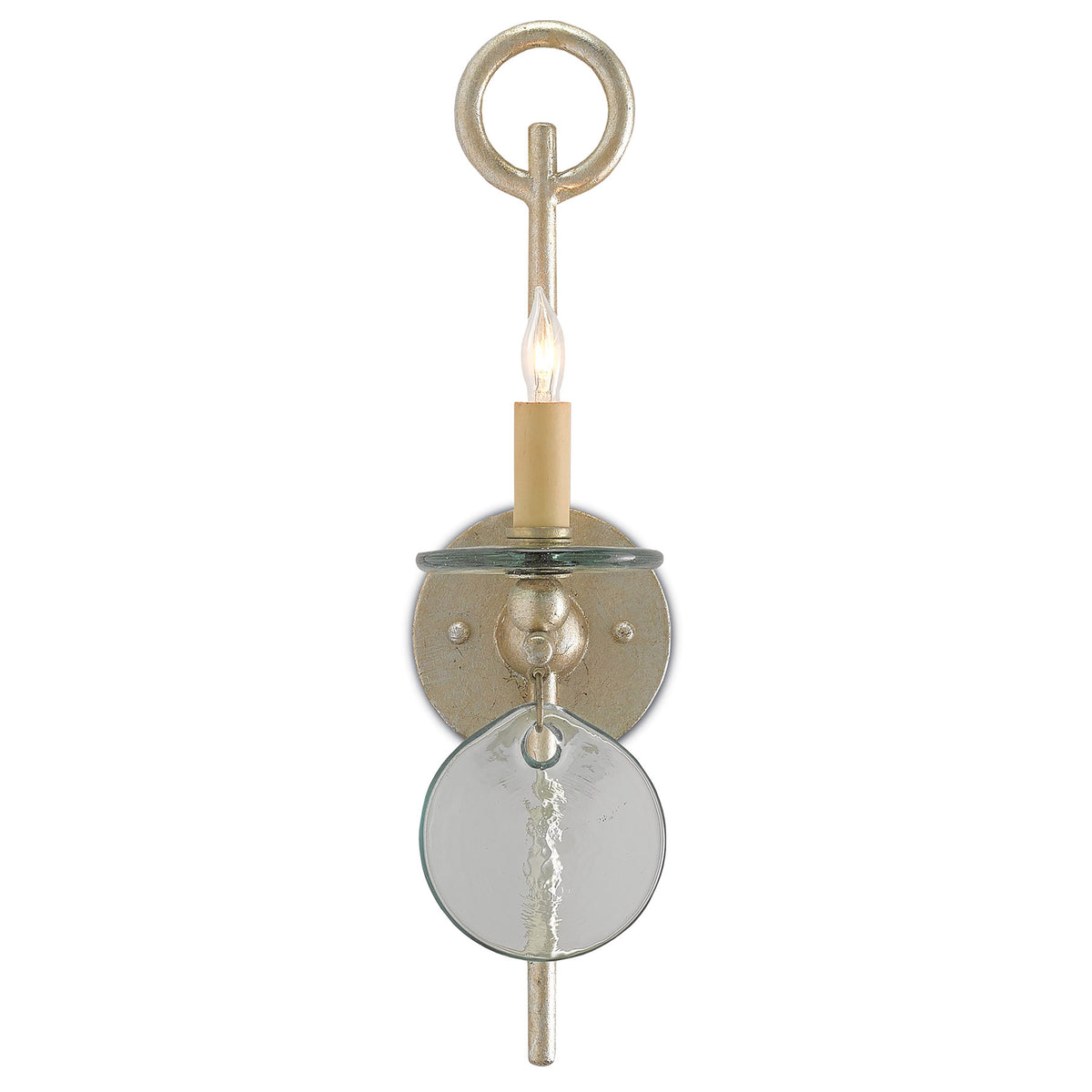 Sethos Silver Wall Sconce
