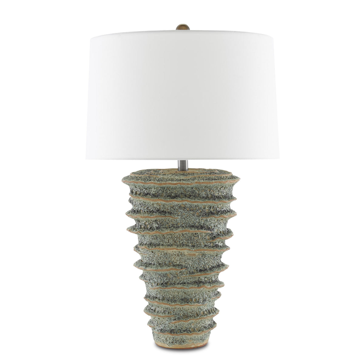 Sunken Green Table Lamp