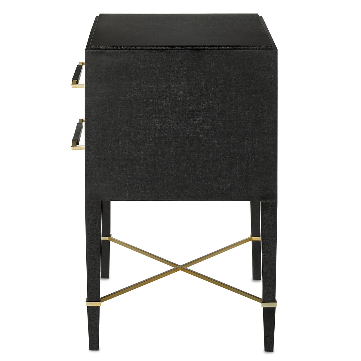Verona Black Nightstand