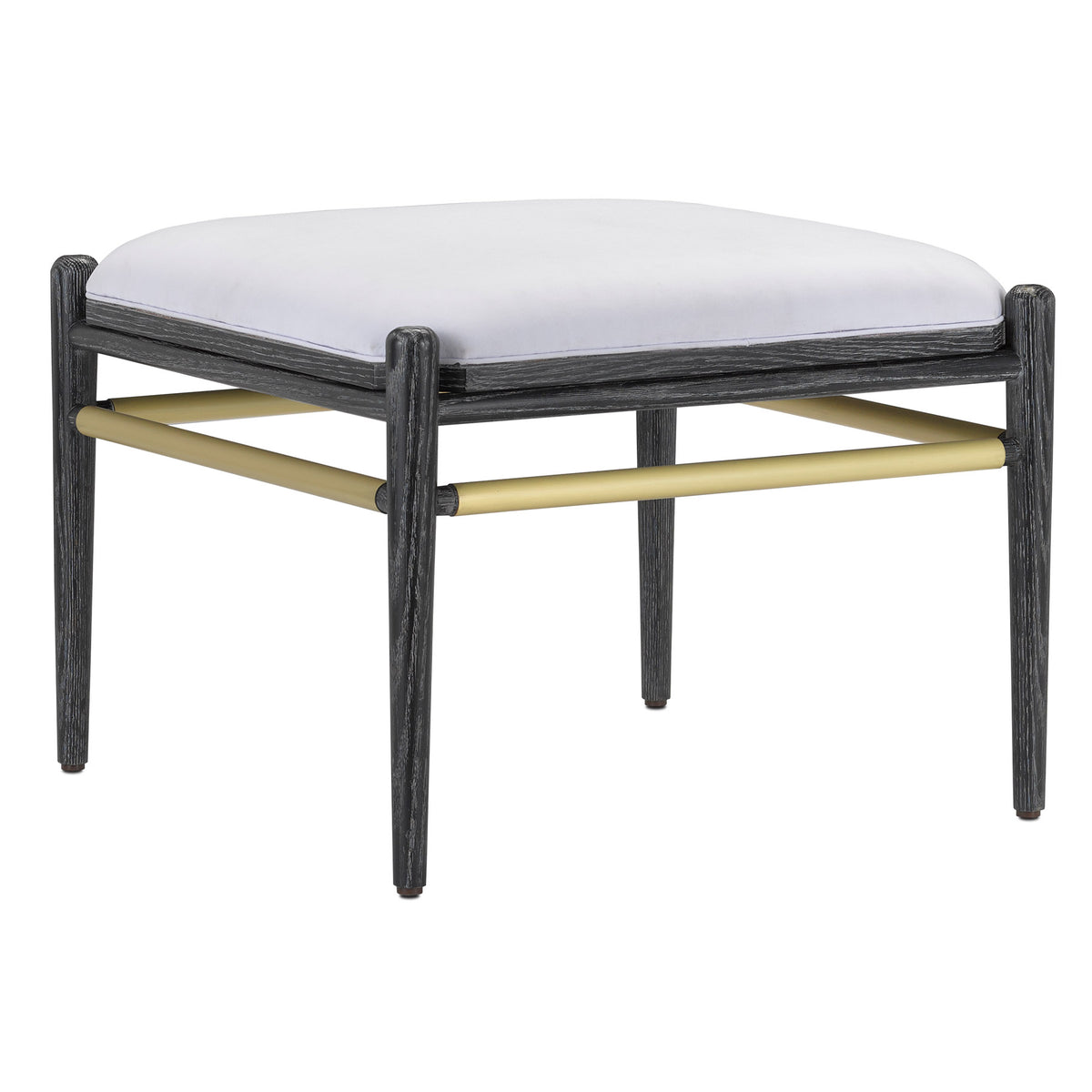 Visby Muslin Black Ottoman