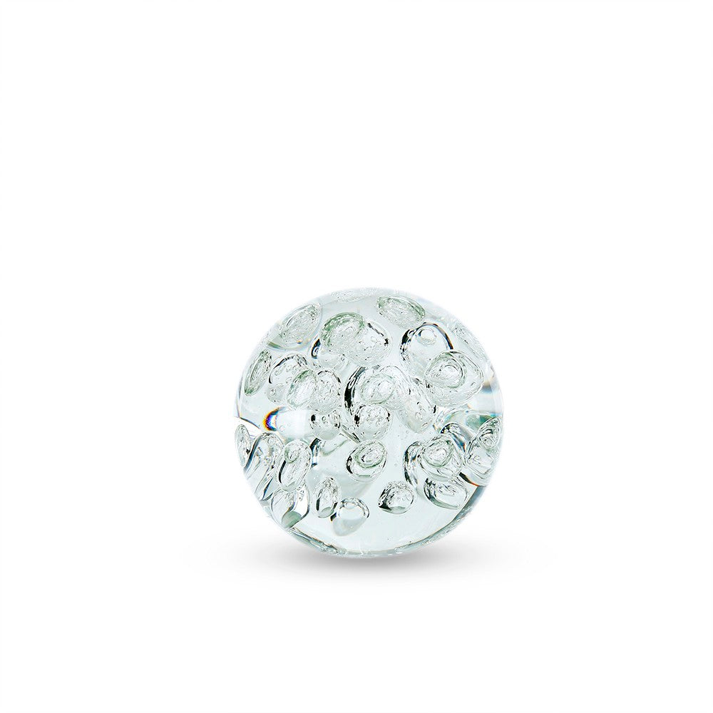 Clear Glass Paperweight