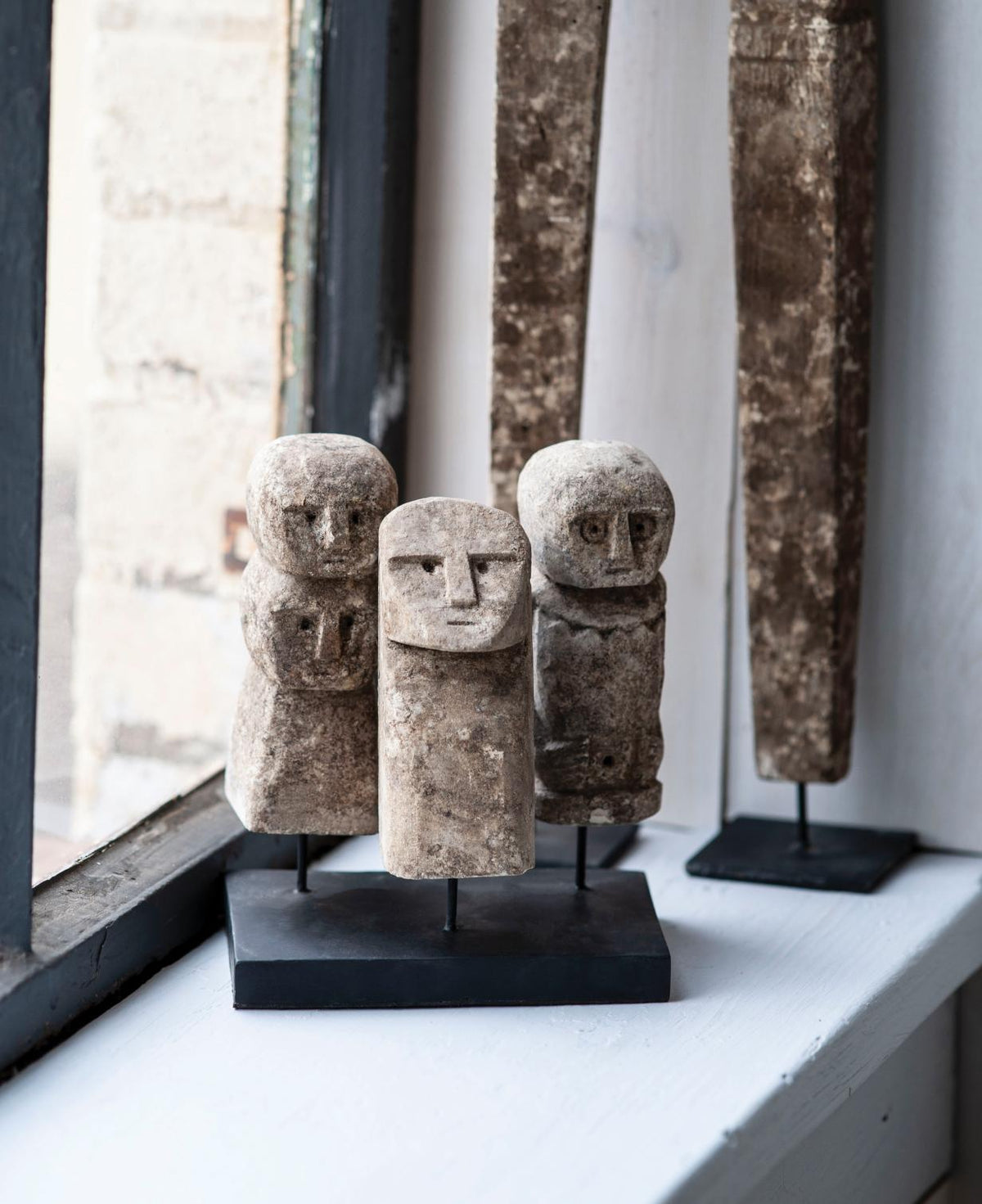 Carved Stone Head
