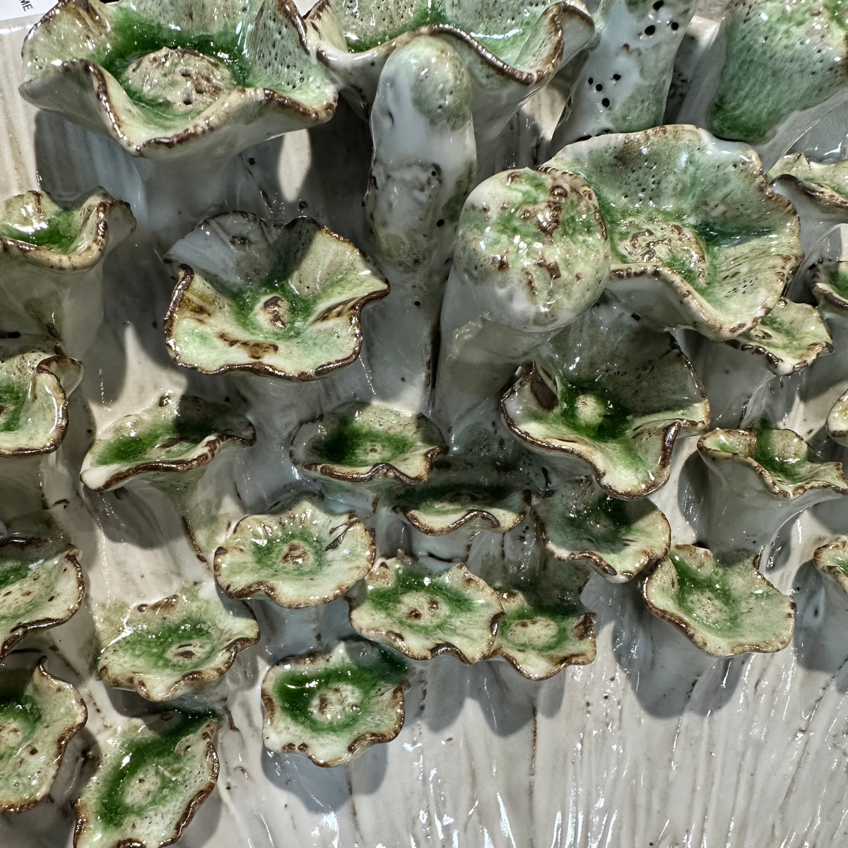 Barnacle Bowl - Green & White