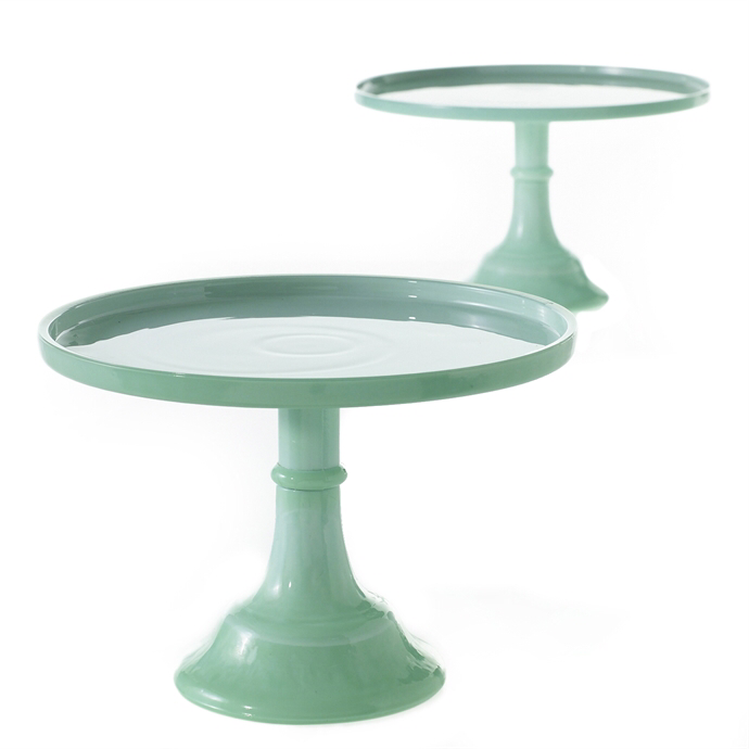 Zelana Cake Plate - Jade