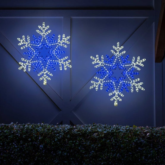 28" LED 48 Point Star Snowflake