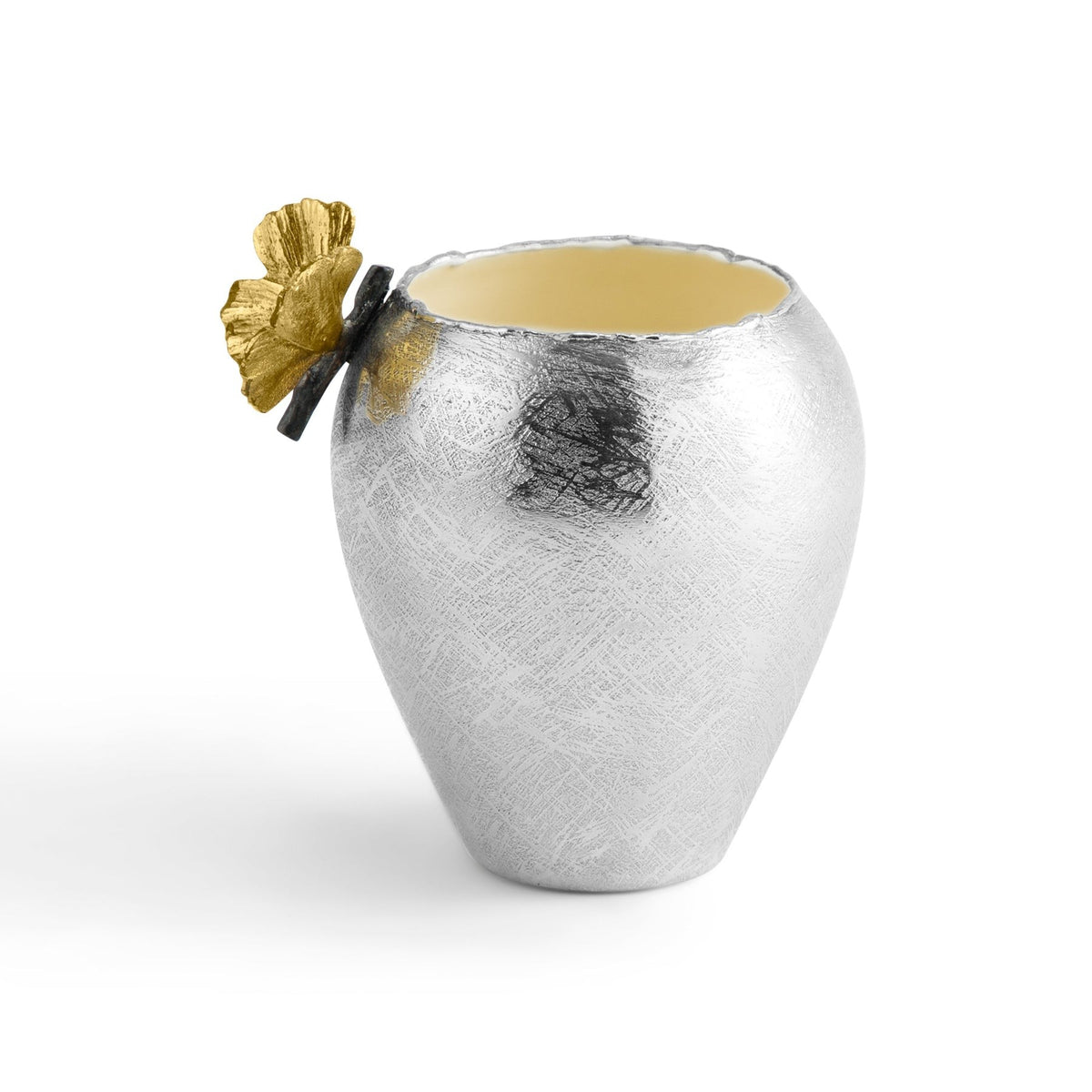 Butterfly Ginkgo Bud Vase
