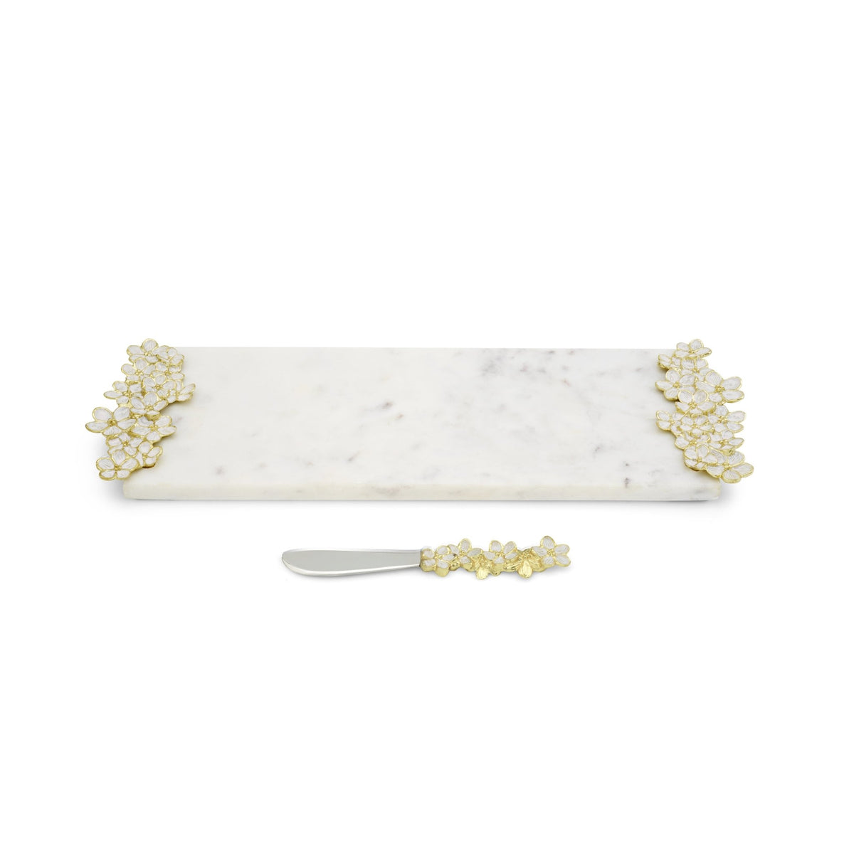 Cherry Blossom Small Cheese Board w/ Knife