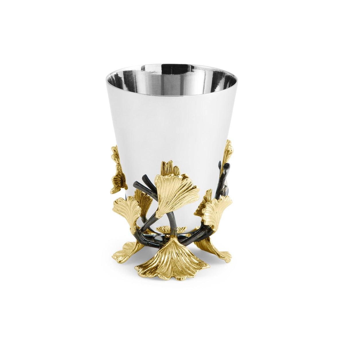 Golden Ginkgo Bud Vase