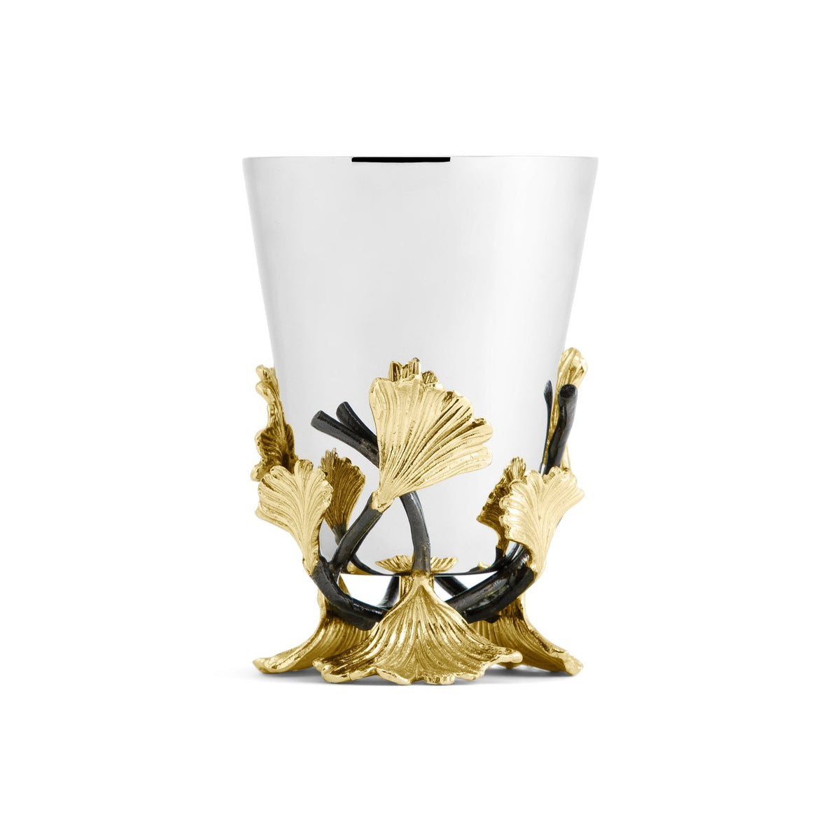 Golden Ginkgo Bud Vase