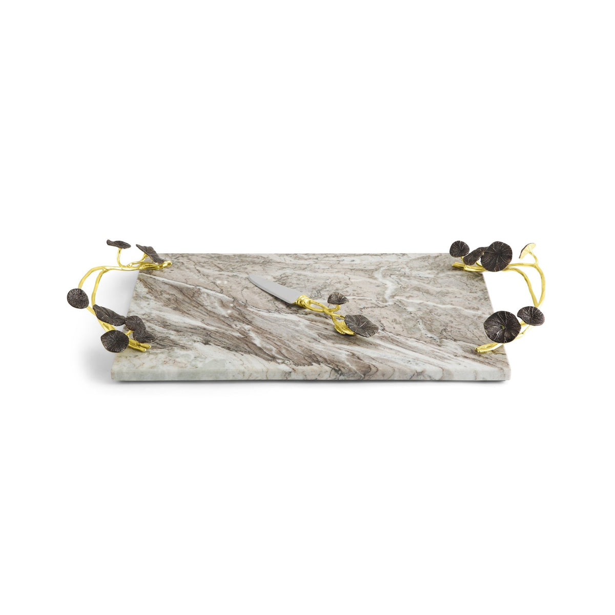 Monet’s Garden - Golden Sunset Large Cheese Board w/ Knife