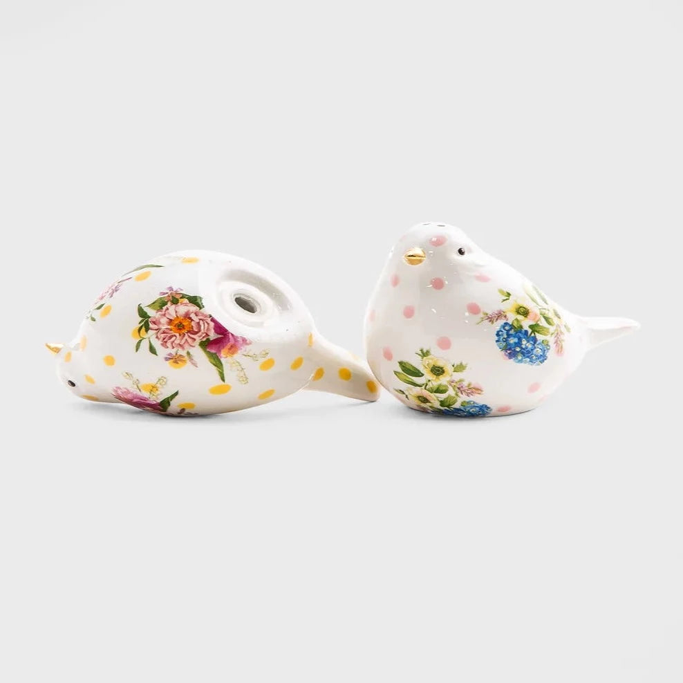 Wildflowers Bird Salt and Pepper Set