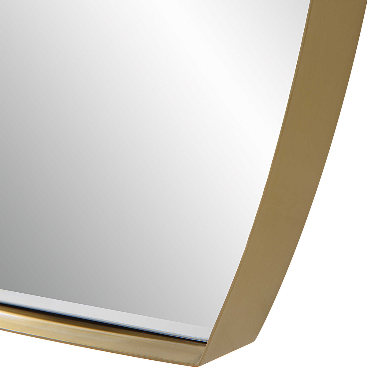 Portal Modern Brass Mirror