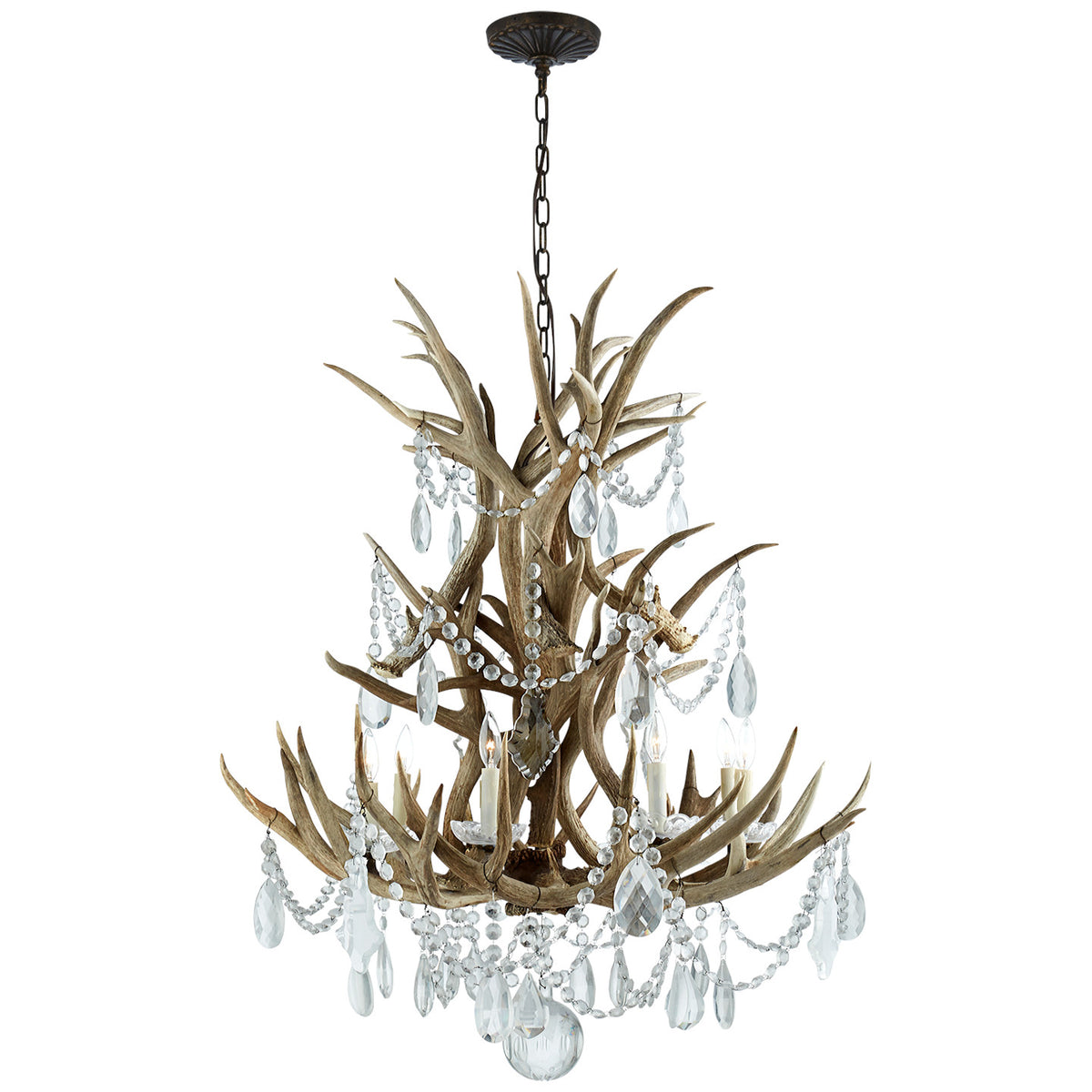 RL Chandelier  Straton Single Tier RL 5528BN-CG