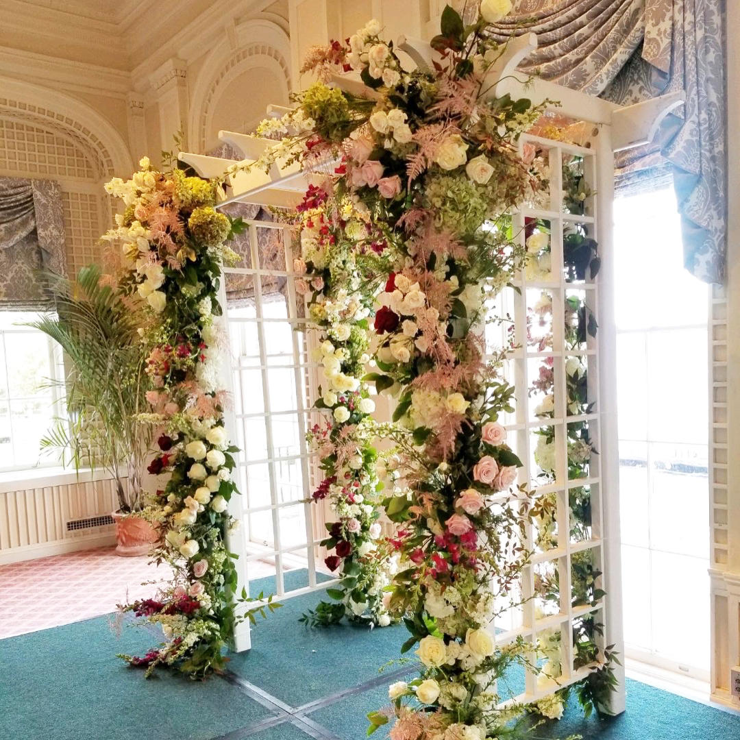 White Wood Pergola