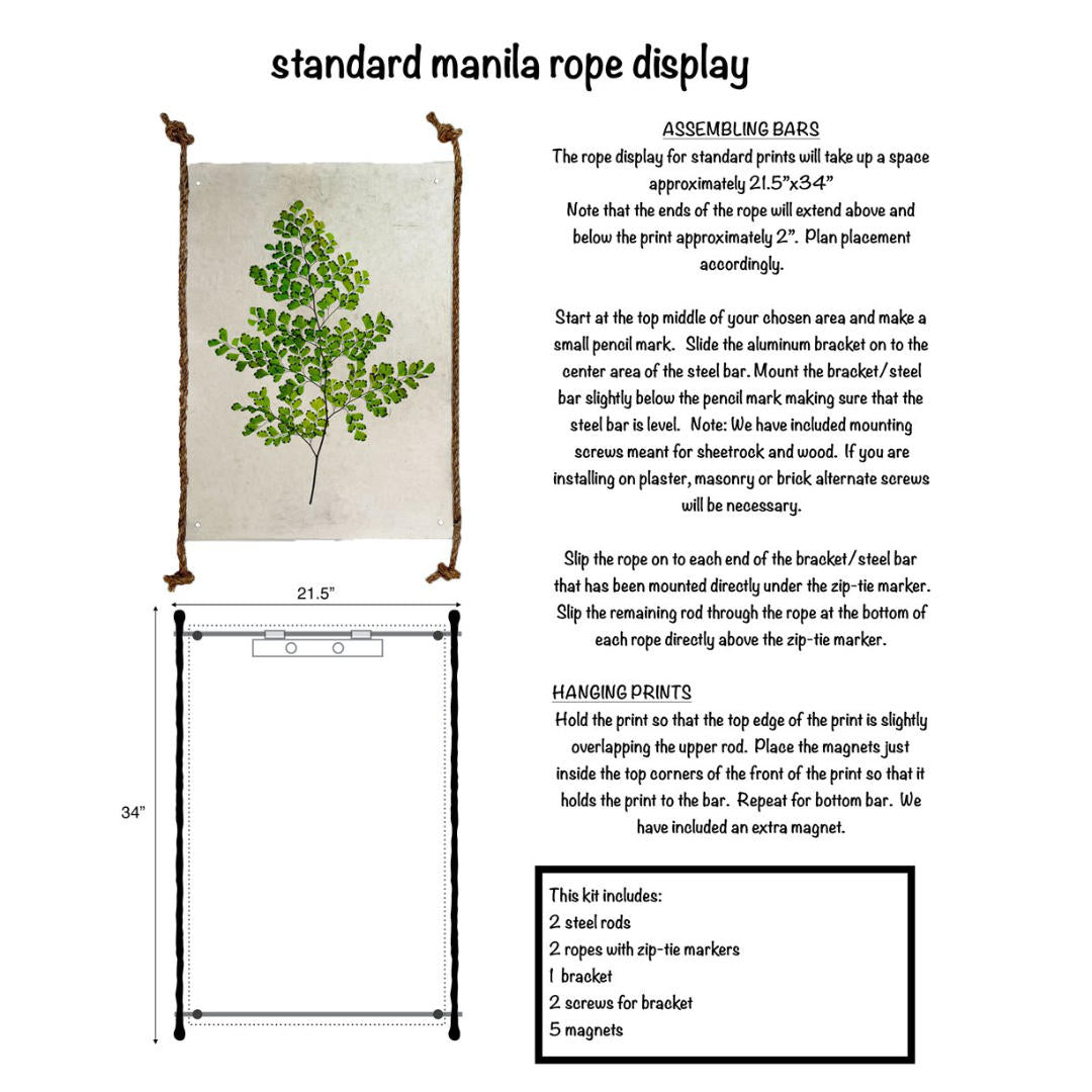 Rope and Steel Hanger