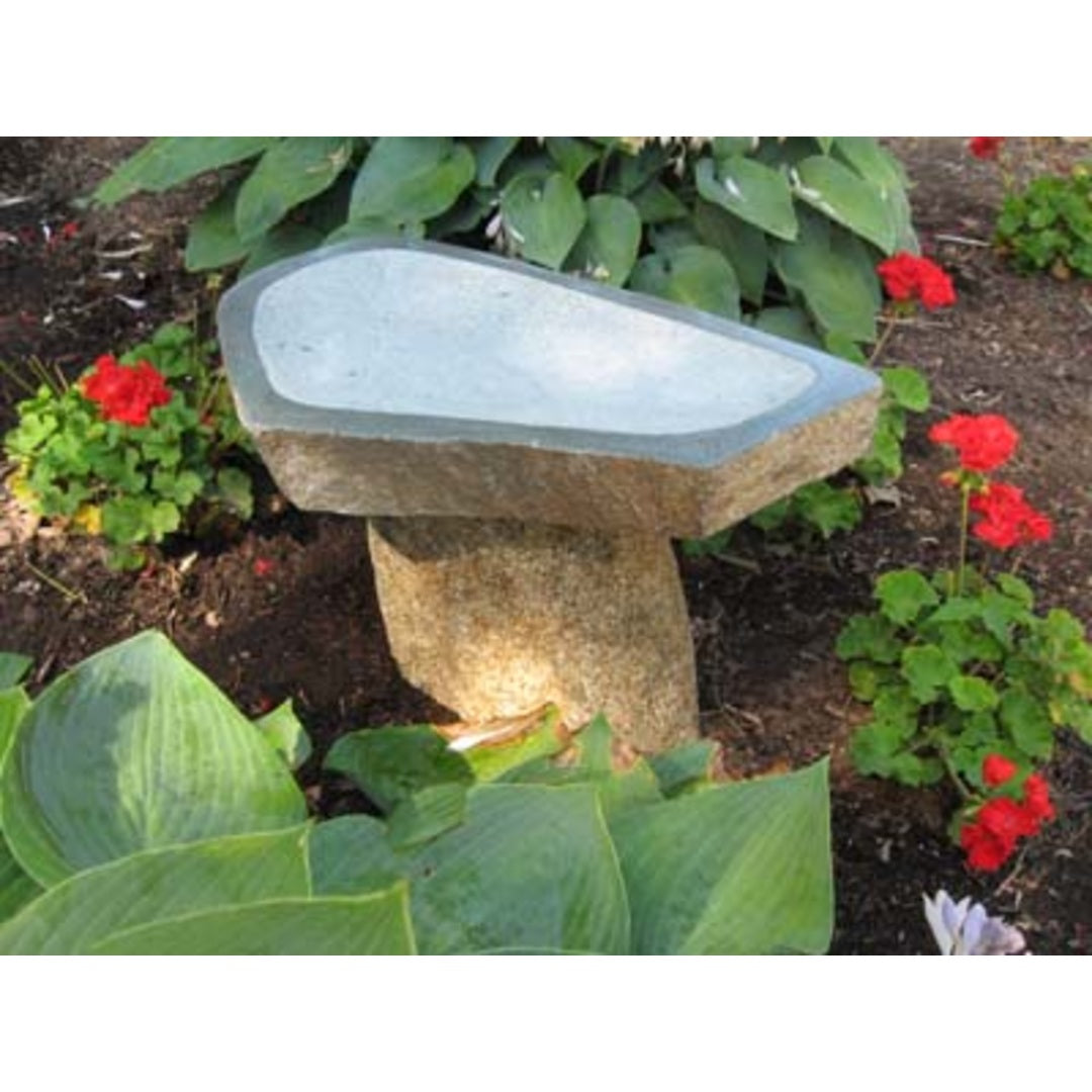Boulder Birdbath