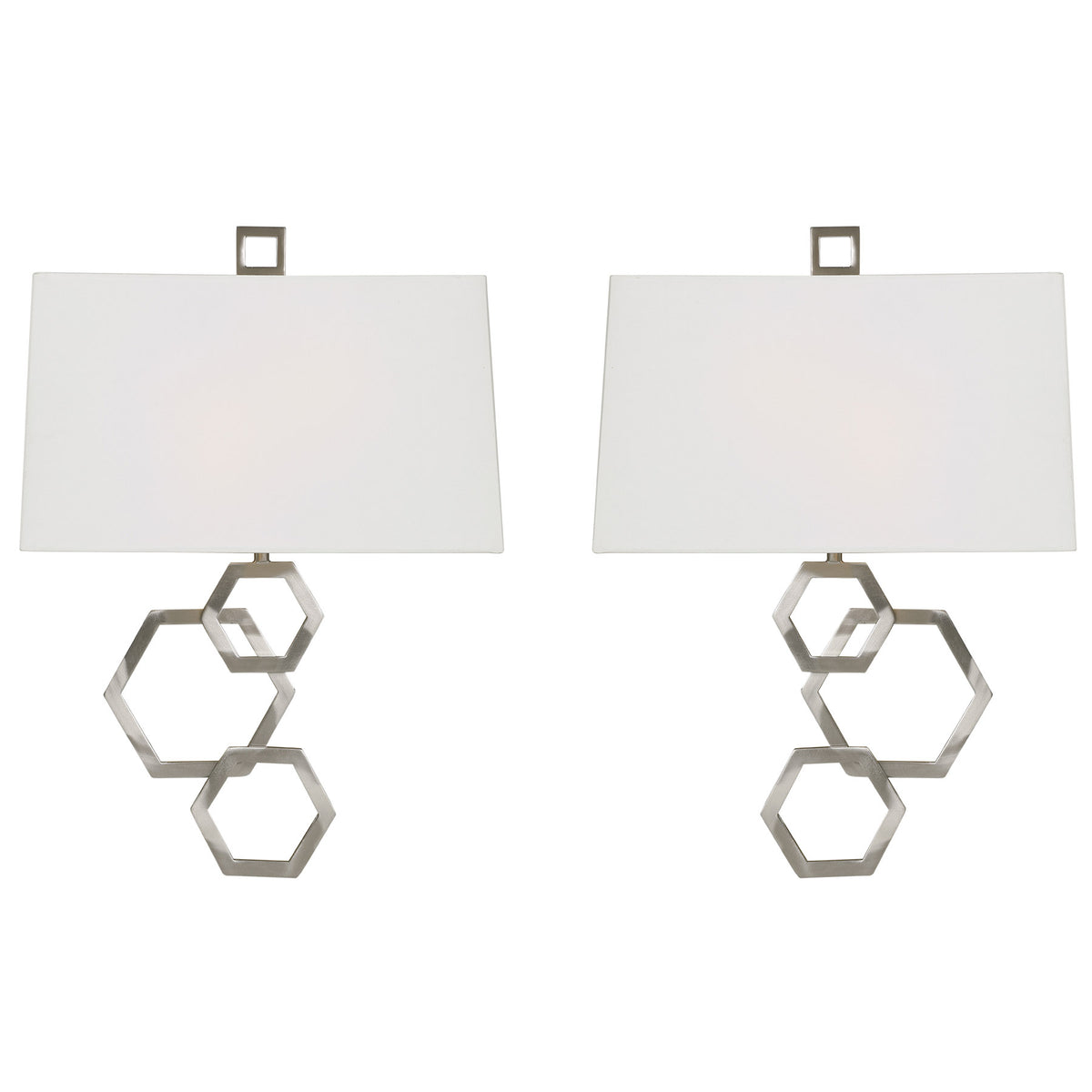 Deseret Nickel 2 Light Sconce S/2