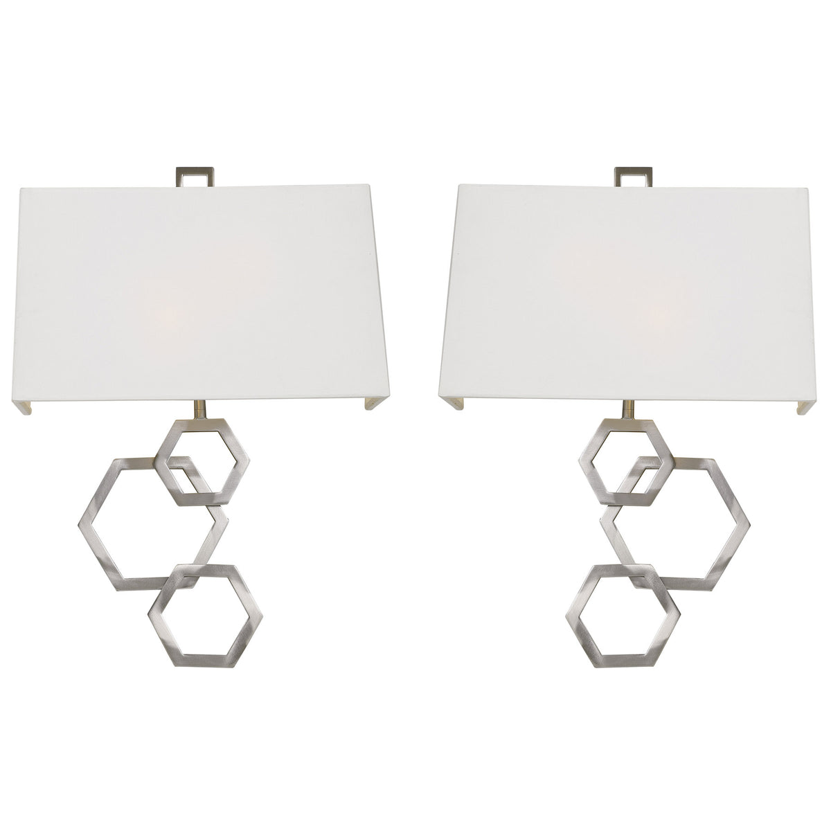 Deseret Nickel 2 Light Sconce S/2
