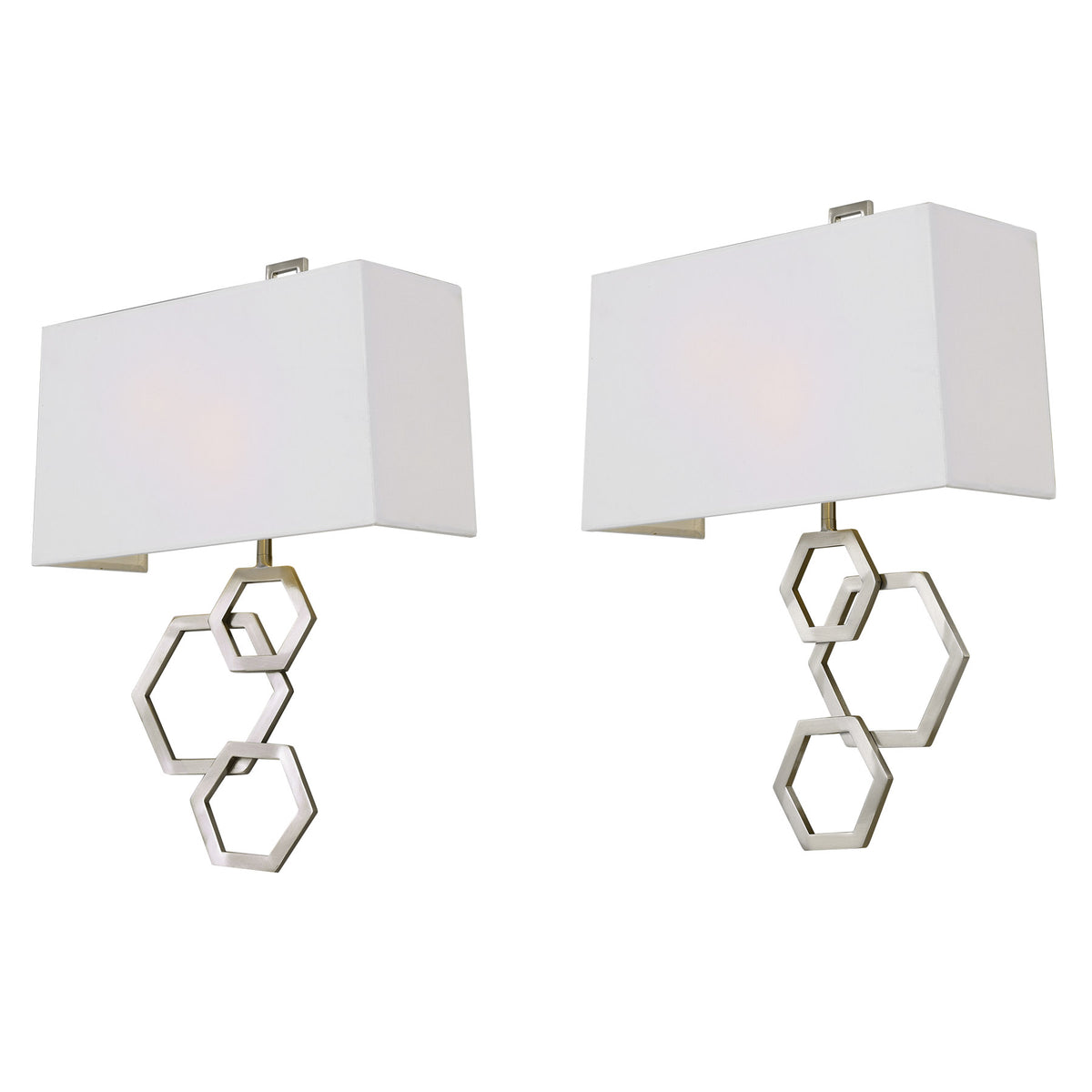 Deseret Nickel 2 Light Sconce S/2