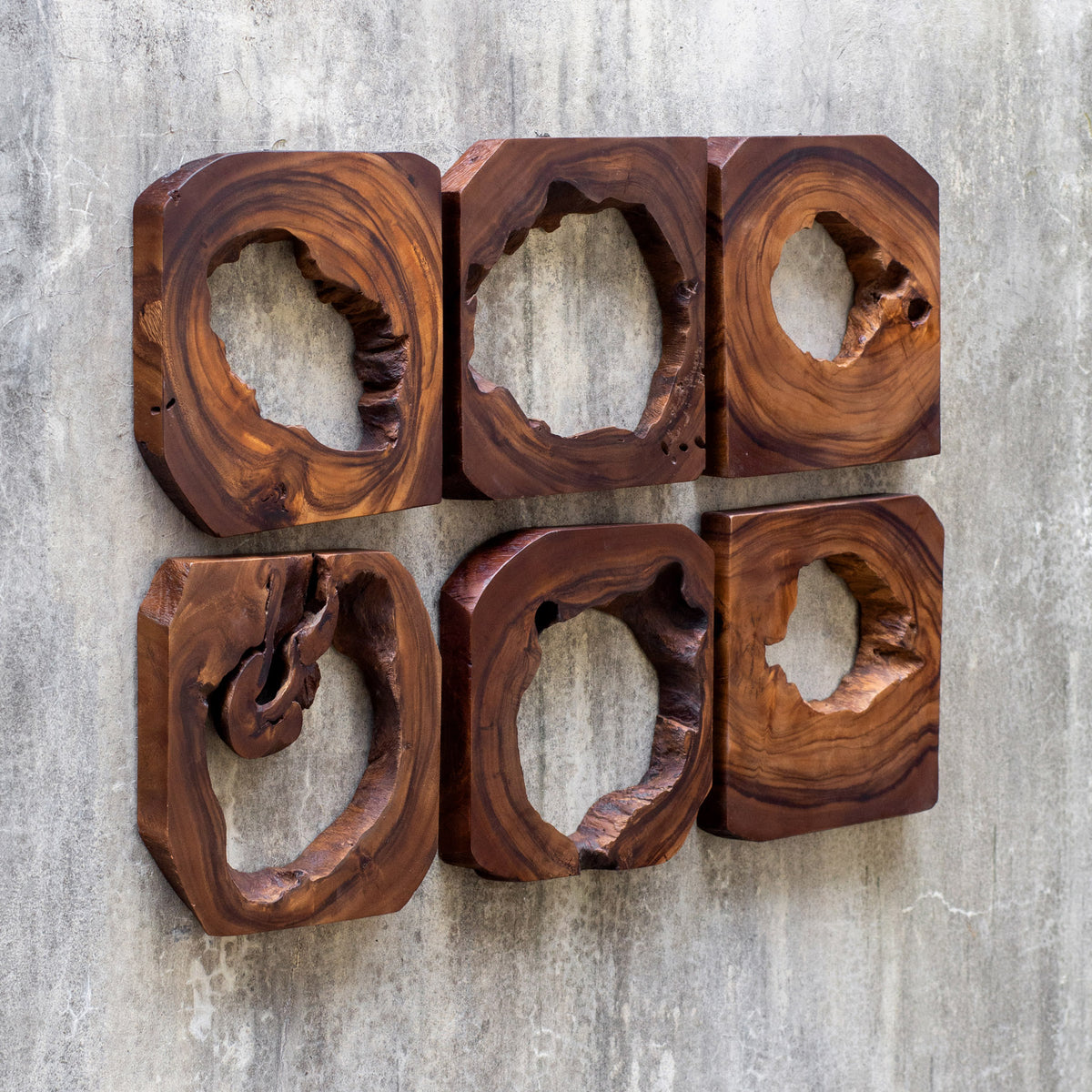 Adlai Wood Wall Art S/6