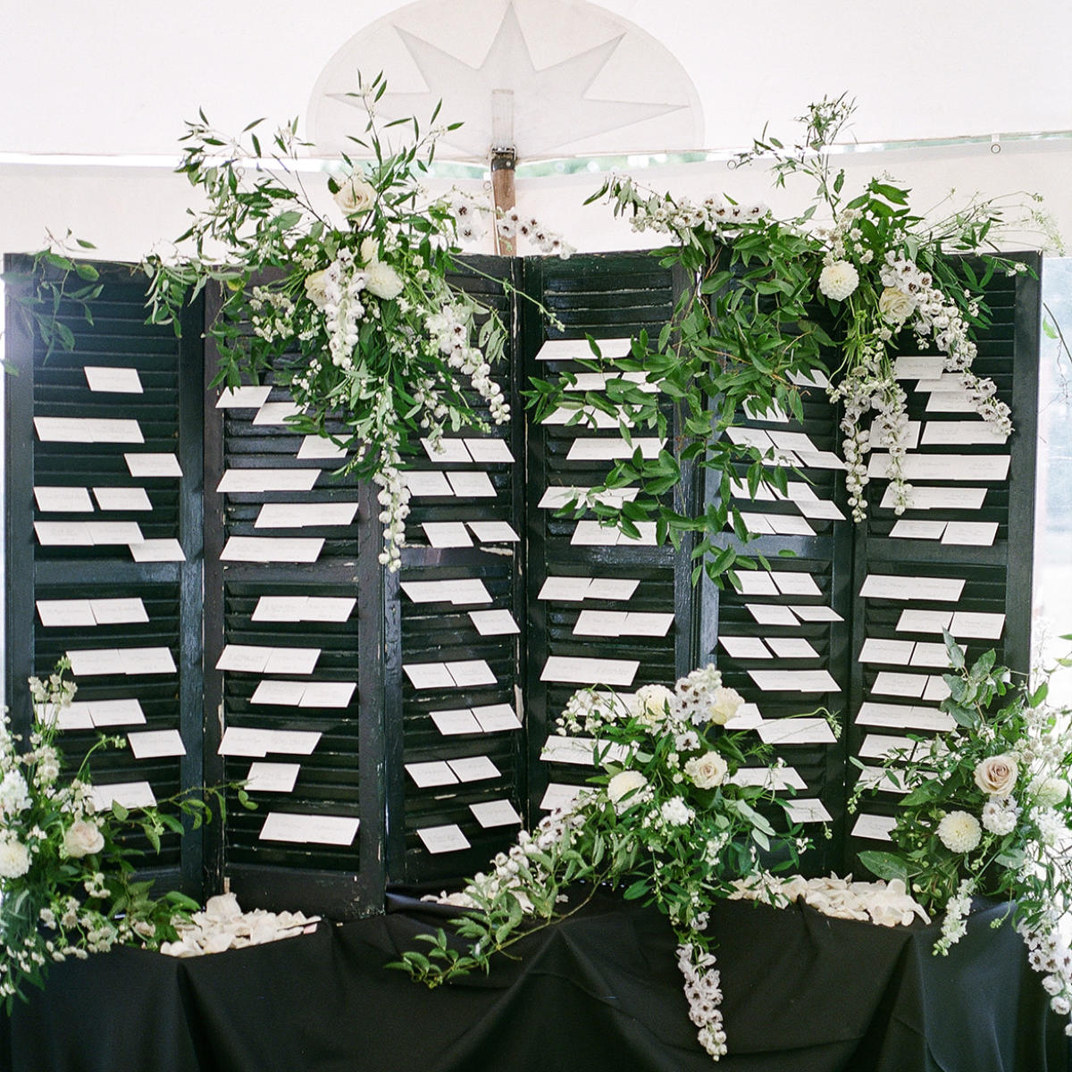Vintage Shutter - Seating Chart