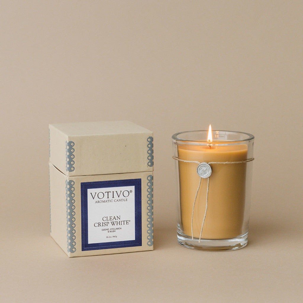 Aromatic Candle Clean Crisp White