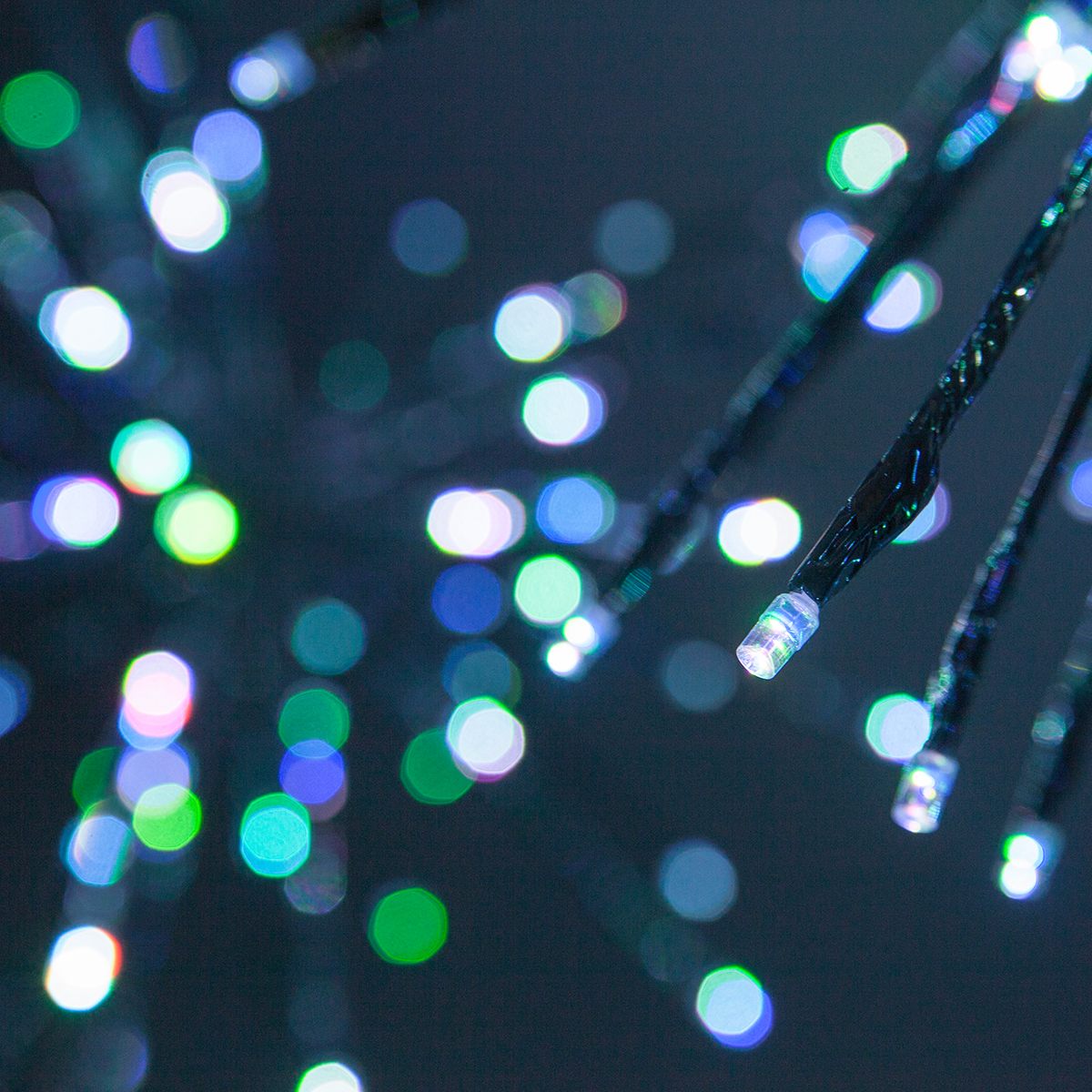 RGB LED Starburst Silver - Set of 3
