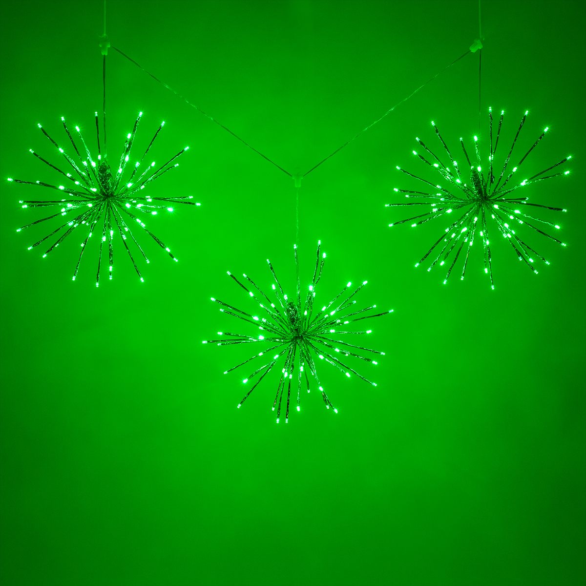 RGB LED Starburst Silver - Set of 3